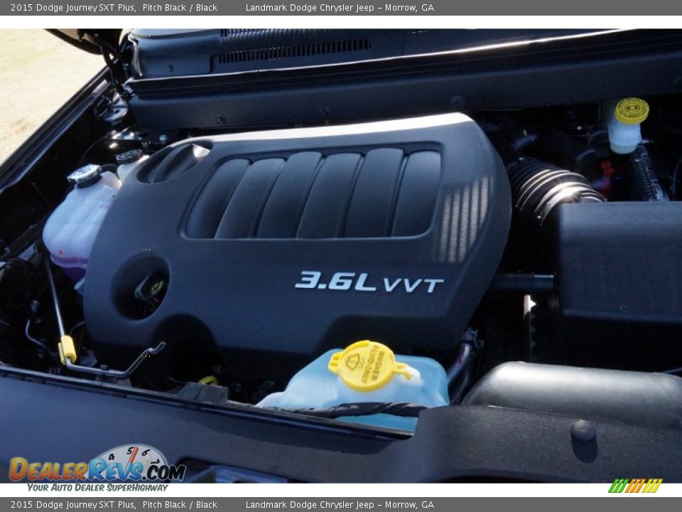 2015 Dodge Journey SXT Plus Pitch Black / Black Photo #9