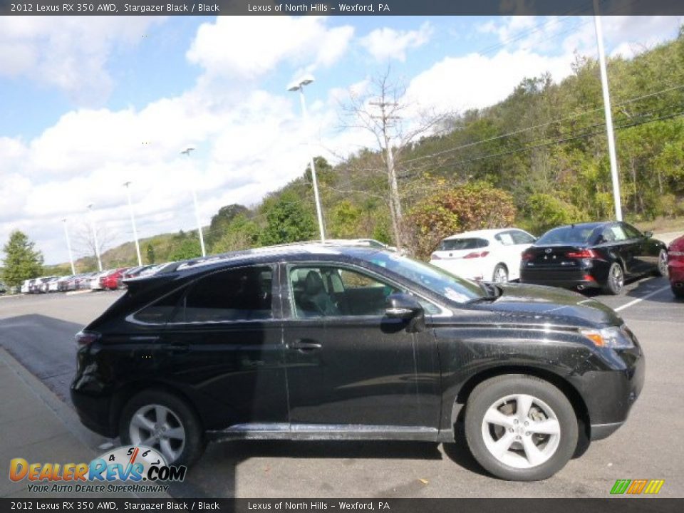 2012 Lexus RX 350 AWD Stargazer Black / Black Photo #4
