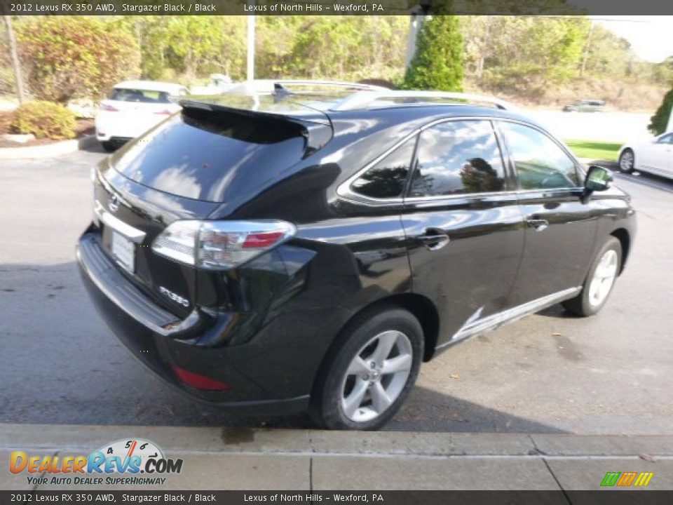 2012 Lexus RX 350 AWD Stargazer Black / Black Photo #5