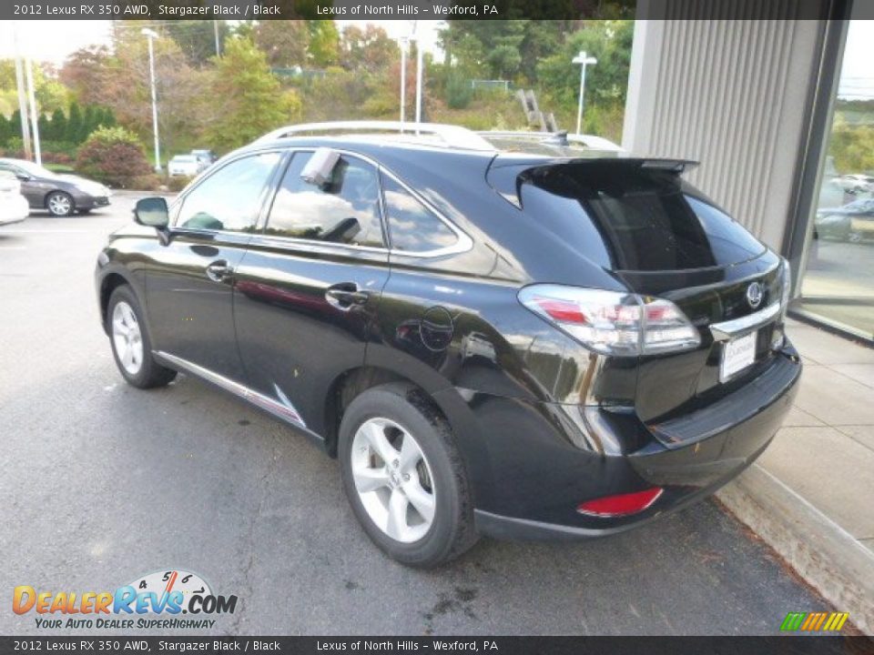2012 Lexus RX 350 AWD Stargazer Black / Black Photo #7
