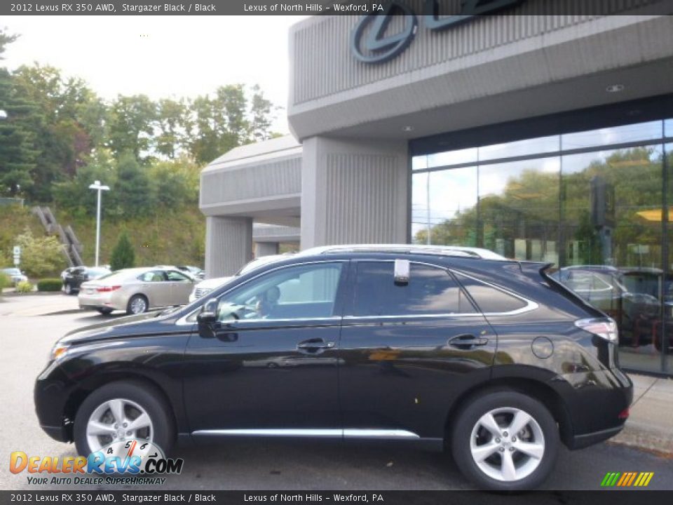 2012 Lexus RX 350 AWD Stargazer Black / Black Photo #8