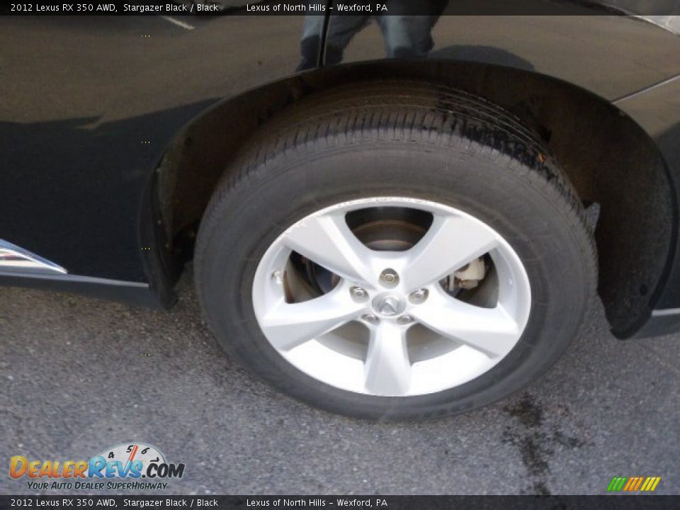 2012 Lexus RX 350 AWD Stargazer Black / Black Photo #9