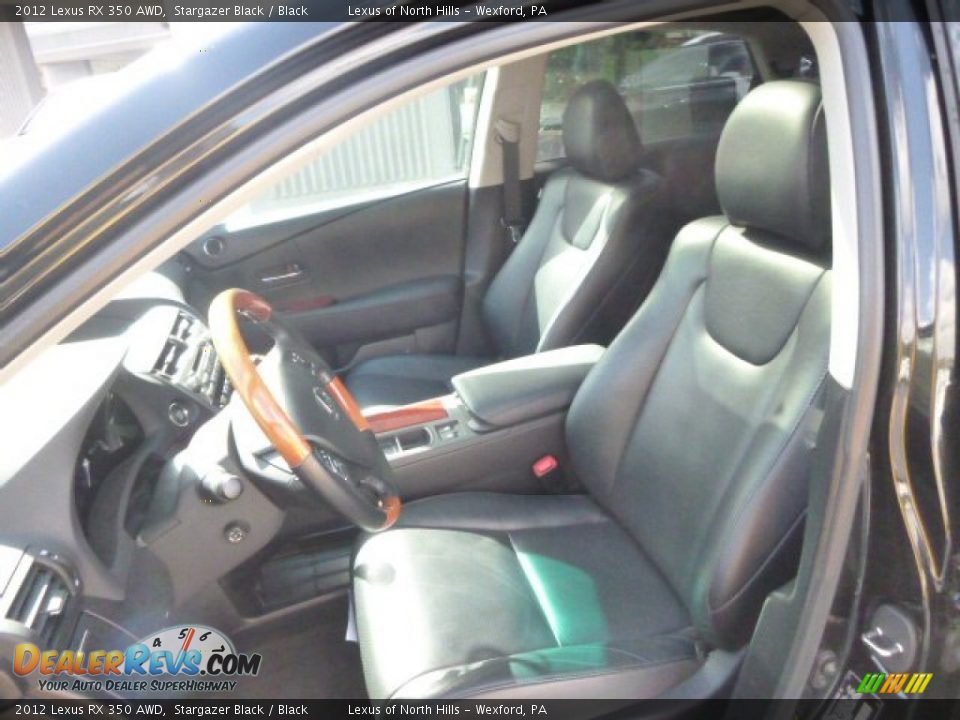 2012 Lexus RX 350 AWD Stargazer Black / Black Photo #10