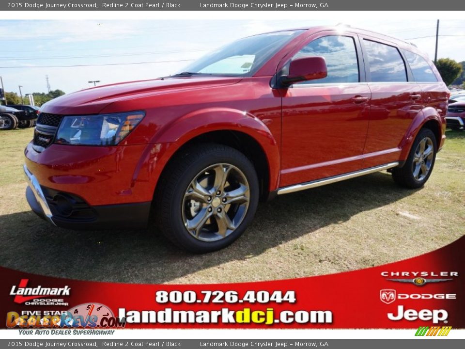2015 Dodge Journey Crossroad Redline 2 Coat Pearl / Black Photo #1