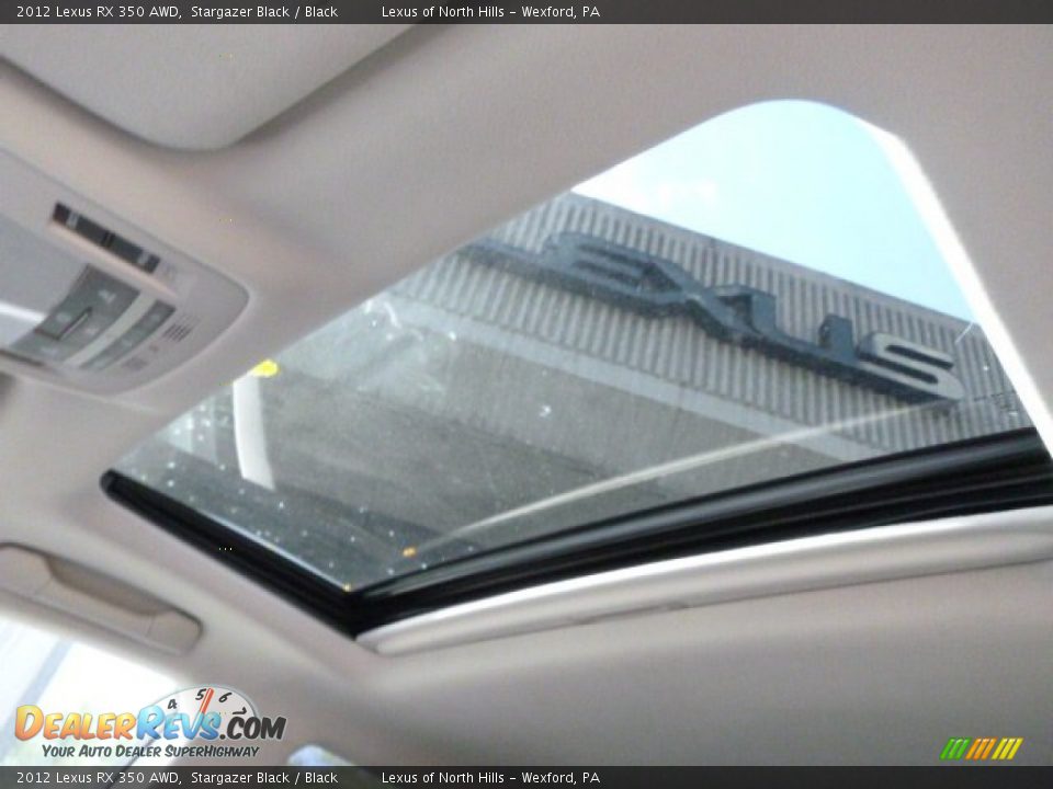 2012 Lexus RX 350 AWD Stargazer Black / Black Photo #13