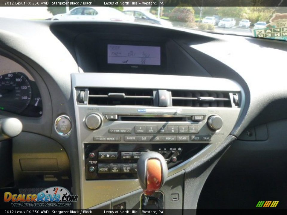2012 Lexus RX 350 AWD Stargazer Black / Black Photo #14