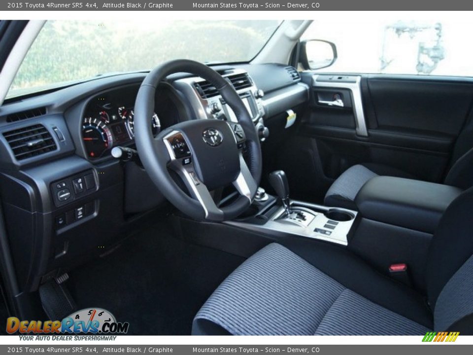 Graphite Interior - 2015 Toyota 4Runner SR5 4x4 Photo #5
