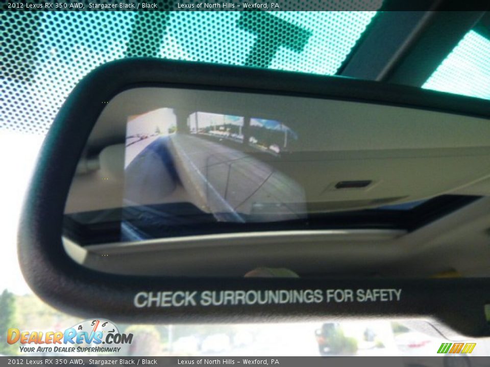 2012 Lexus RX 350 AWD Stargazer Black / Black Photo #17