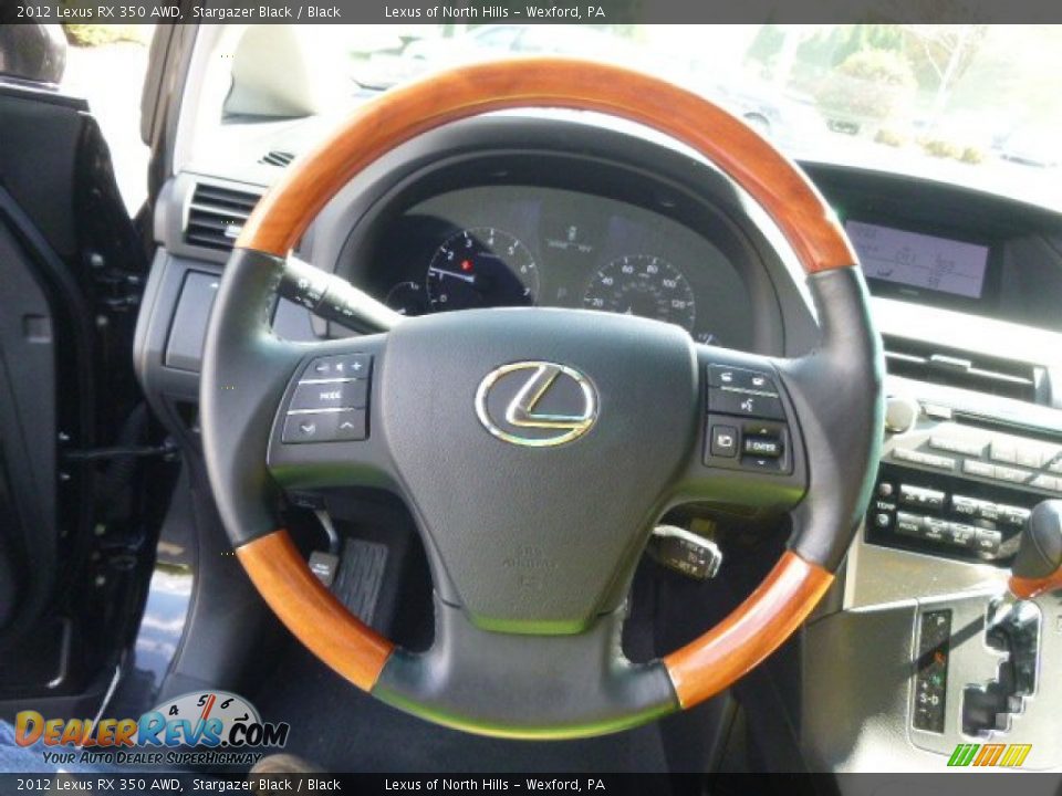 2012 Lexus RX 350 AWD Stargazer Black / Black Photo #18