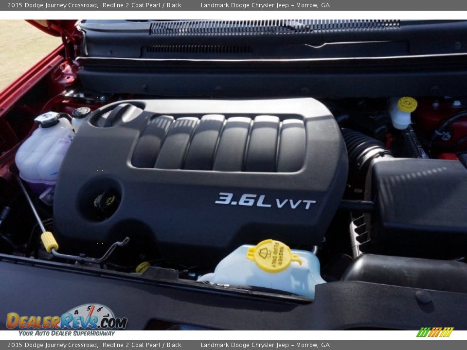 2015 Dodge Journey Crossroad Redline 2 Coat Pearl / Black Photo #8