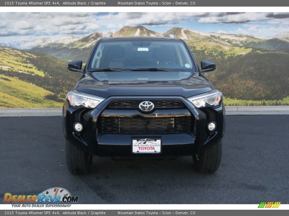 2015 Toyota 4Runner SR5 4x4 Attitude Black / Graphite Photo #2