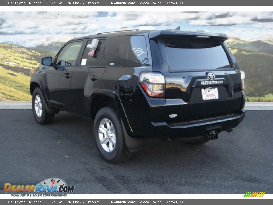 2015 Toyota 4Runner SR5 4x4 Attitude Black / Graphite Photo #3