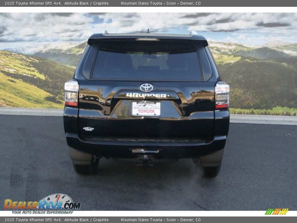 2015 Toyota 4Runner SR5 4x4 Attitude Black / Graphite Photo #4