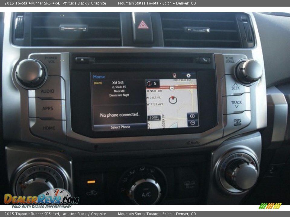 2015 Toyota 4Runner SR5 4x4 Attitude Black / Graphite Photo #6