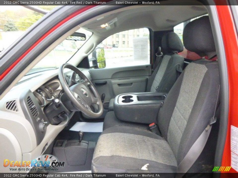 2012 GMC Sierra 2500HD Regular Cab 4x4 Fire Red / Dark Titanium Photo #12