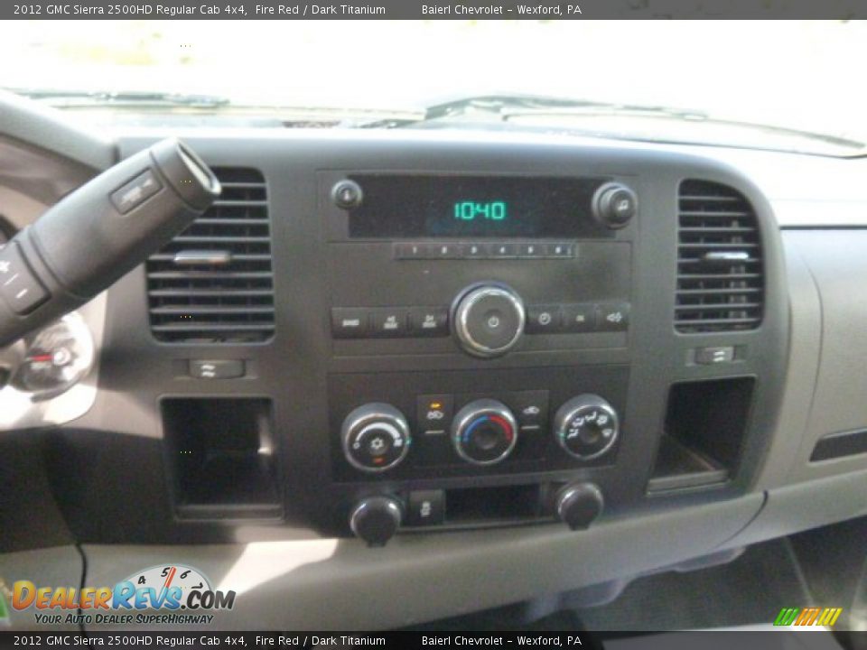 2012 GMC Sierra 2500HD Regular Cab 4x4 Fire Red / Dark Titanium Photo #17