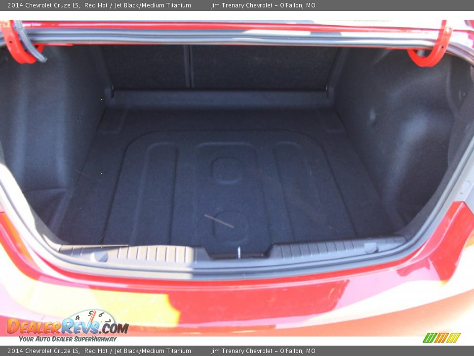 2014 Chevrolet Cruze LS Red Hot / Jet Black/Medium Titanium Photo #5