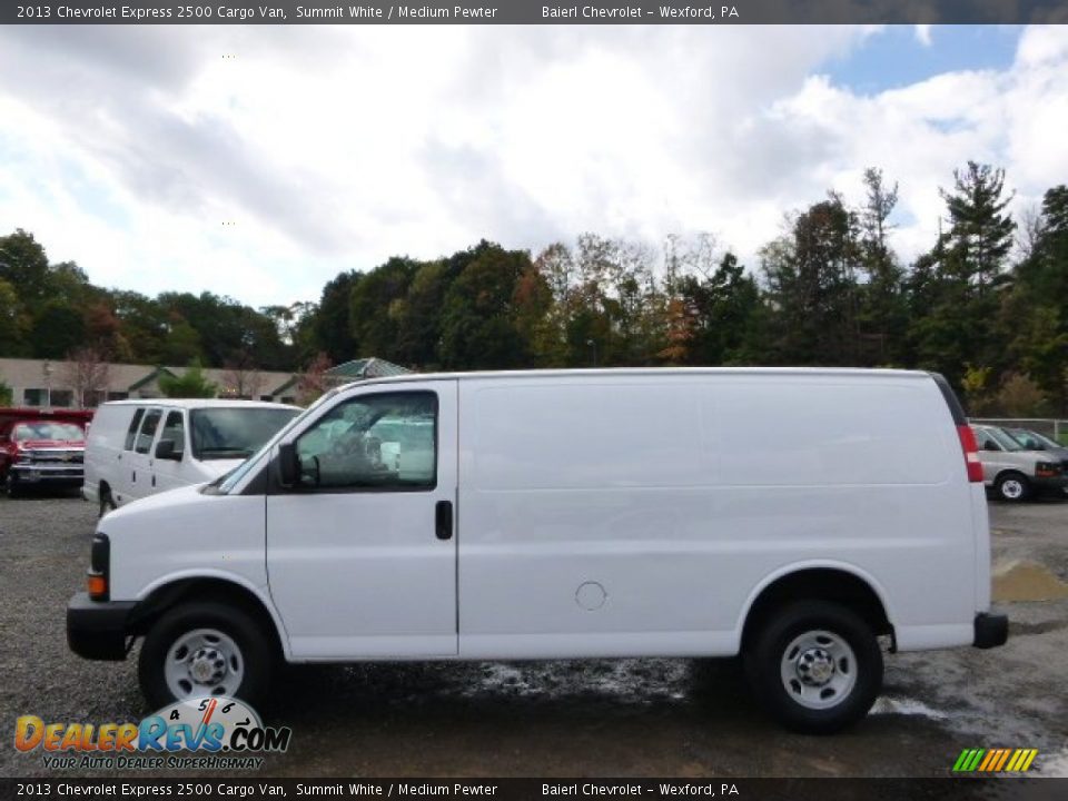 2013 Chevrolet Express 2500 Cargo Van Summit White / Medium Pewter Photo #1