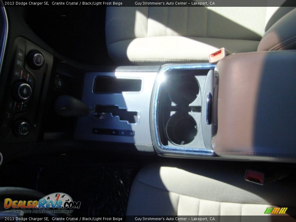 2013 Dodge Charger SE Granite Crystal / Black/Light Frost Beige Photo #18