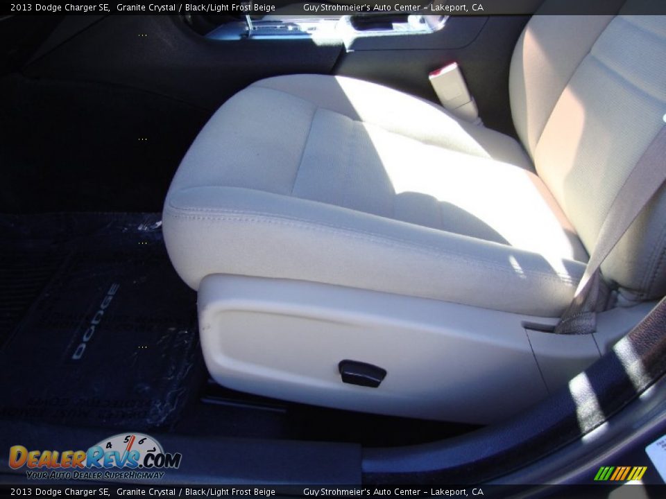 2013 Dodge Charger SE Granite Crystal / Black/Light Frost Beige Photo #20