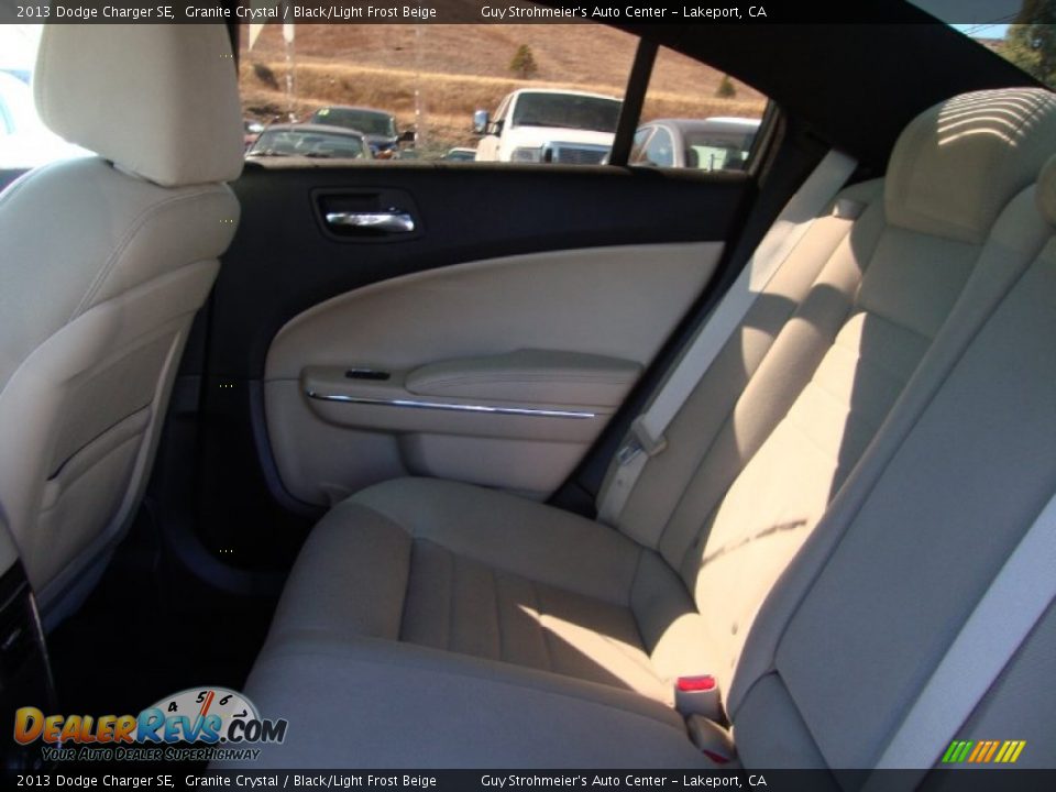 2013 Dodge Charger SE Granite Crystal / Black/Light Frost Beige Photo #21