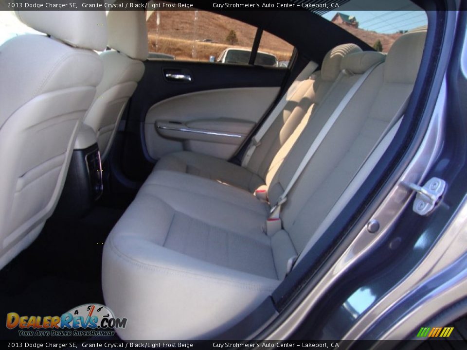 2013 Dodge Charger SE Granite Crystal / Black/Light Frost Beige Photo #22