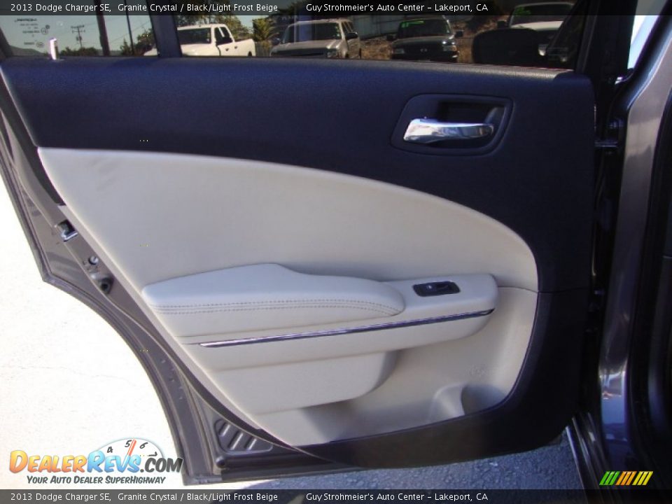 2013 Dodge Charger SE Granite Crystal / Black/Light Frost Beige Photo #23