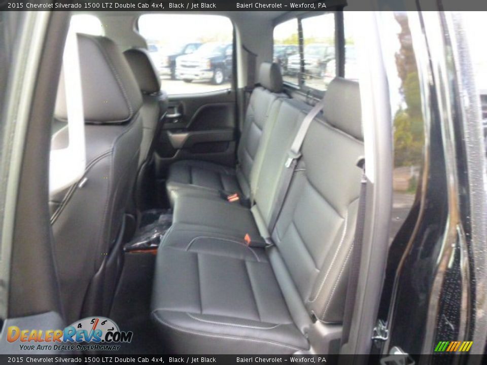 Rear Seat of 2015 Chevrolet Silverado 1500 LTZ Double Cab 4x4 Photo #12