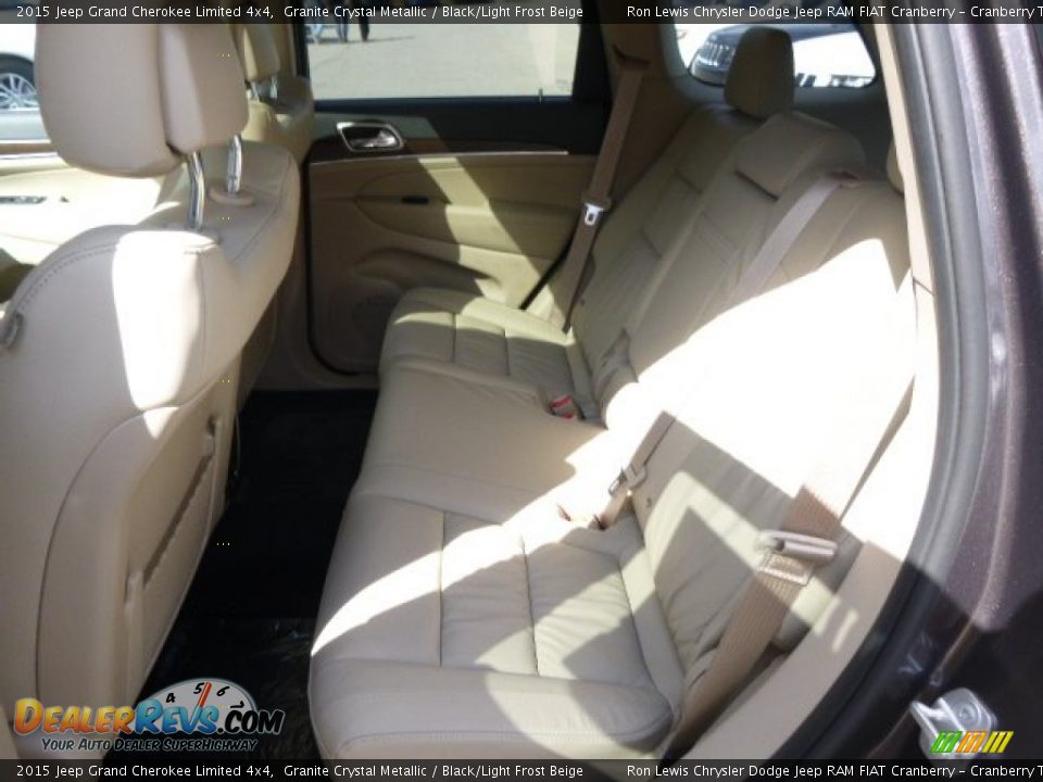 2015 Jeep Grand Cherokee Limited 4x4 Granite Crystal Metallic / Black/Light Frost Beige Photo #11
