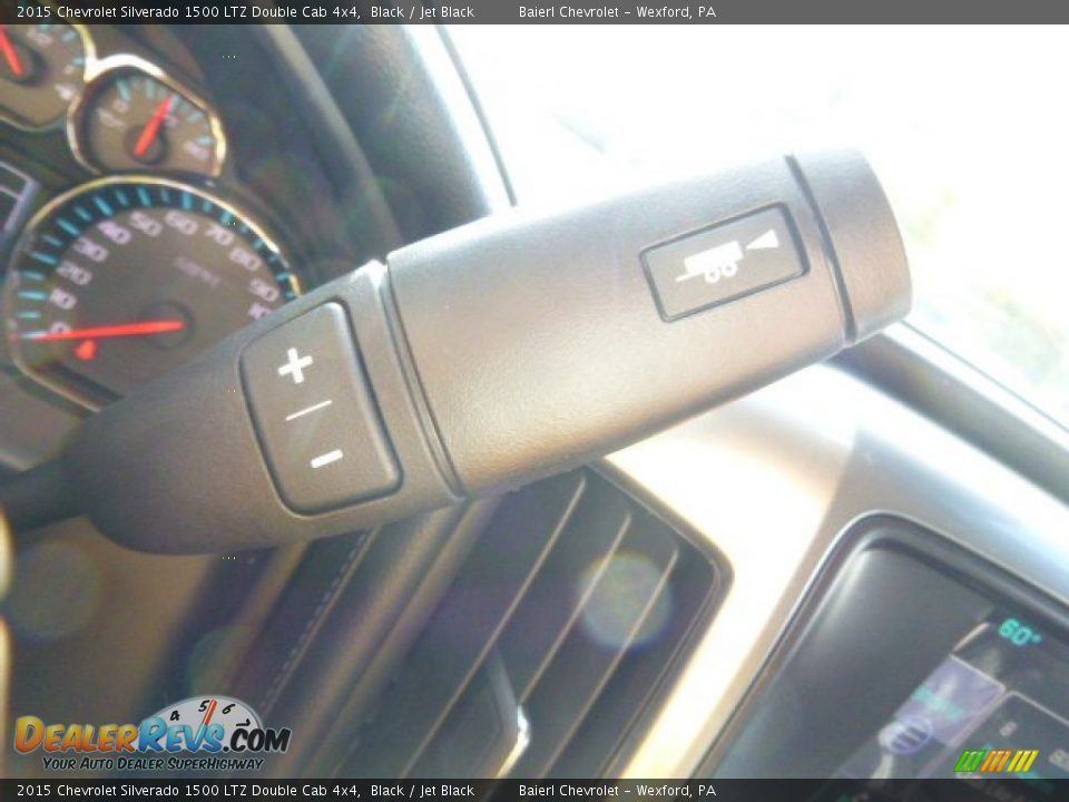 2015 Chevrolet Silverado 1500 LTZ Double Cab 4x4 Black / Jet Black Photo #19