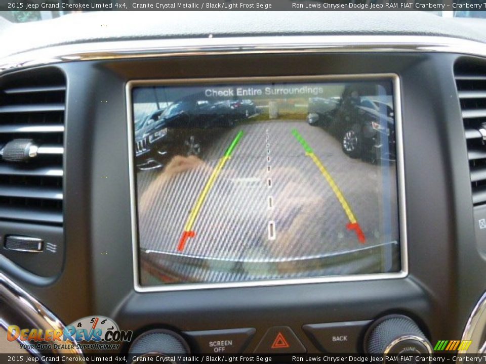2015 Jeep Grand Cherokee Limited 4x4 Granite Crystal Metallic / Black/Light Frost Beige Photo #15