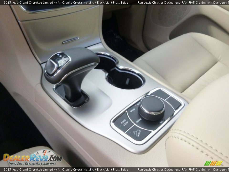 2015 Jeep Grand Cherokee Limited 4x4 Granite Crystal Metallic / Black/Light Frost Beige Photo #16