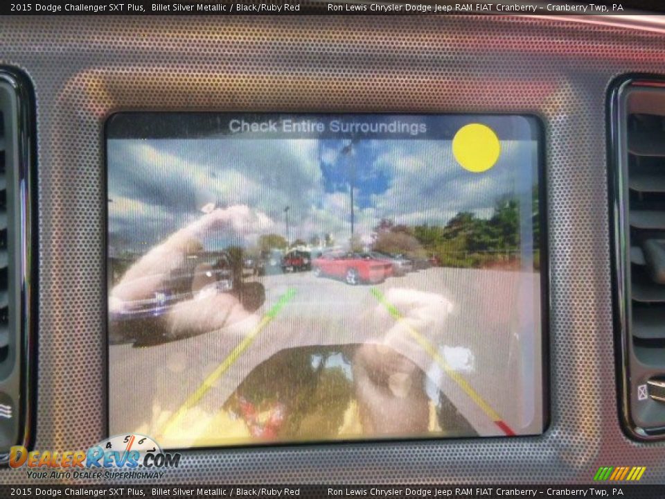 2015 Dodge Challenger SXT Plus Billet Silver Metallic / Black/Ruby Red Photo #16