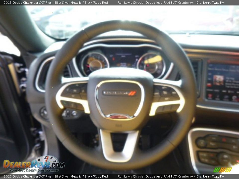 2015 Dodge Challenger SXT Plus Steering Wheel Photo #19