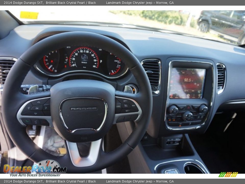 2014 Dodge Durango SXT Brilliant Black Crystal Pearl / Black Photo #7