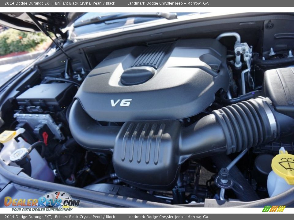 2014 Dodge Durango SXT Brilliant Black Crystal Pearl / Black Photo #8