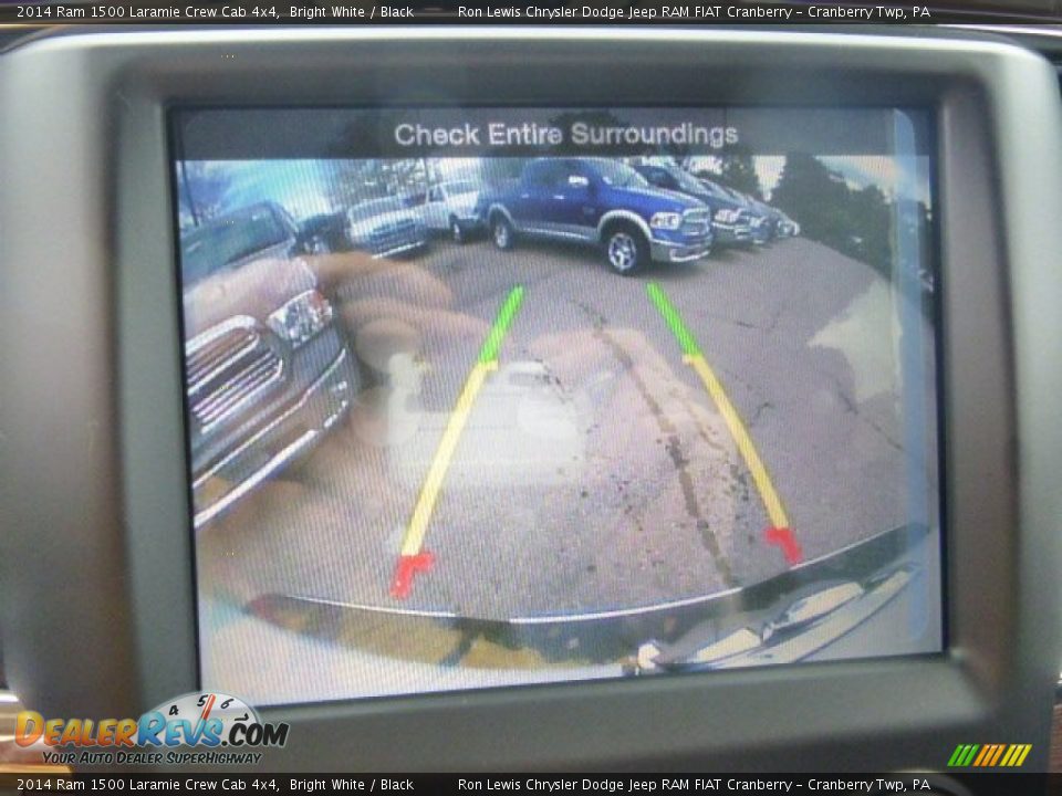 2014 Ram 1500 Laramie Crew Cab 4x4 Bright White / Black Photo #15