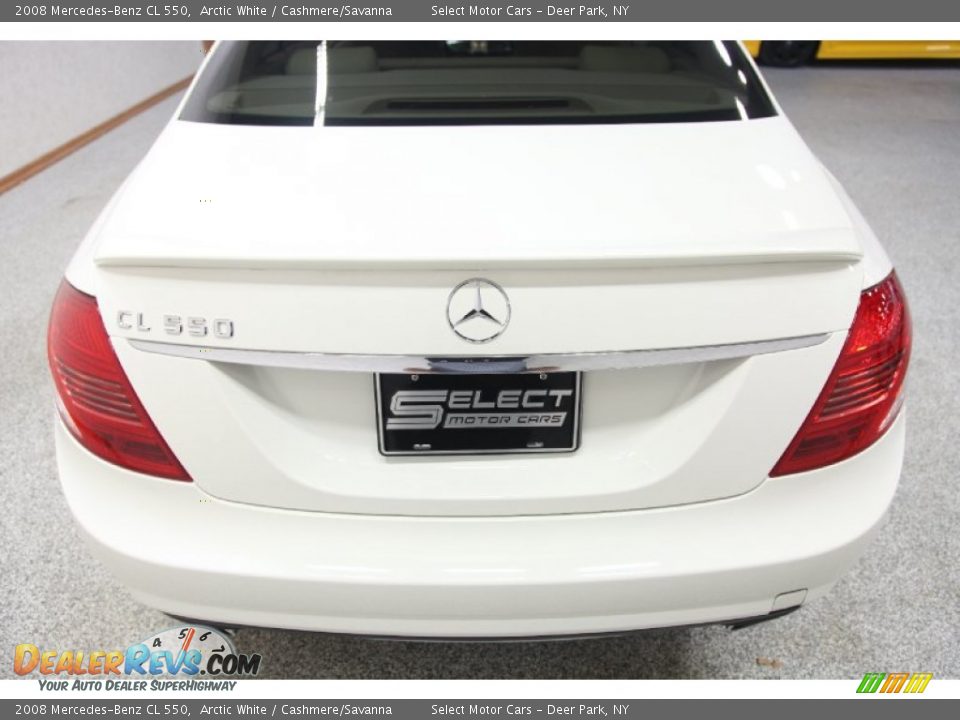 2008 Mercedes-Benz CL 550 Arctic White / Cashmere/Savanna Photo #5