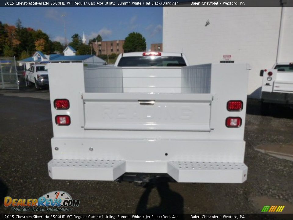 2015 Chevrolet Silverado 3500HD WT Regular Cab 4x4 Utility Summit White / Jet Black/Dark Ash Photo #7