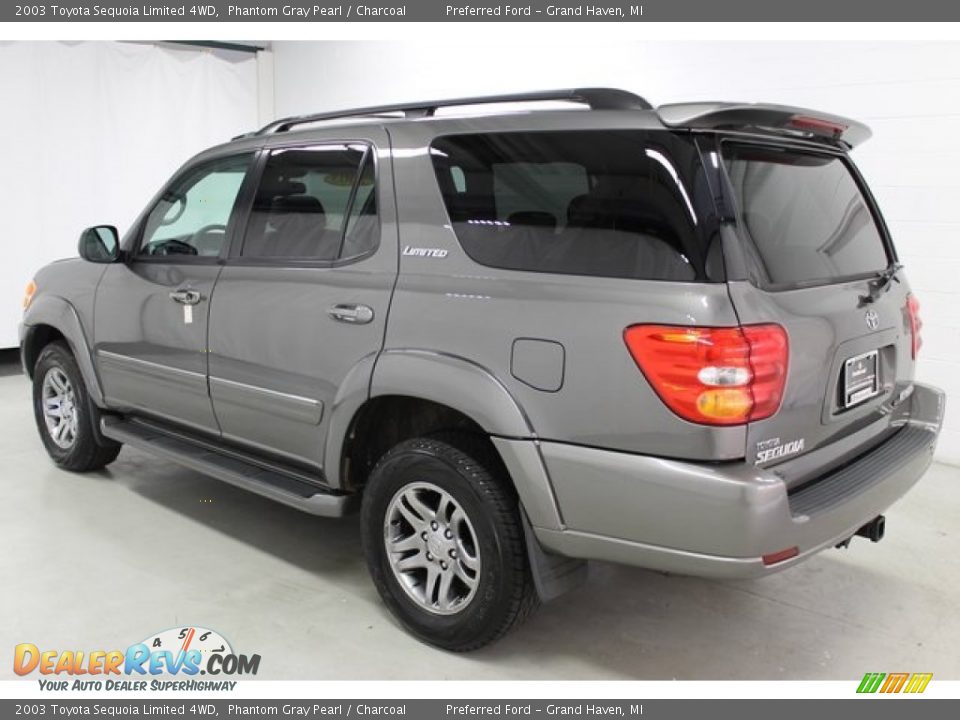 2003 Toyota Sequoia Limited 4WD Phantom Gray Pearl / Charcoal Photo #12