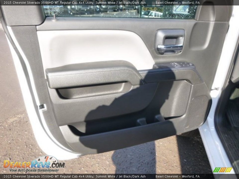 2015 Chevrolet Silverado 3500HD WT Regular Cab 4x4 Utility Summit White / Jet Black/Dark Ash Photo #15