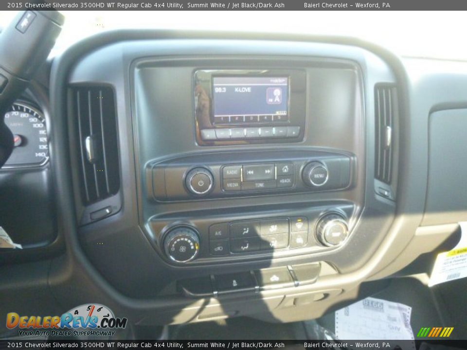 2015 Chevrolet Silverado 3500HD WT Regular Cab 4x4 Utility Summit White / Jet Black/Dark Ash Photo #18