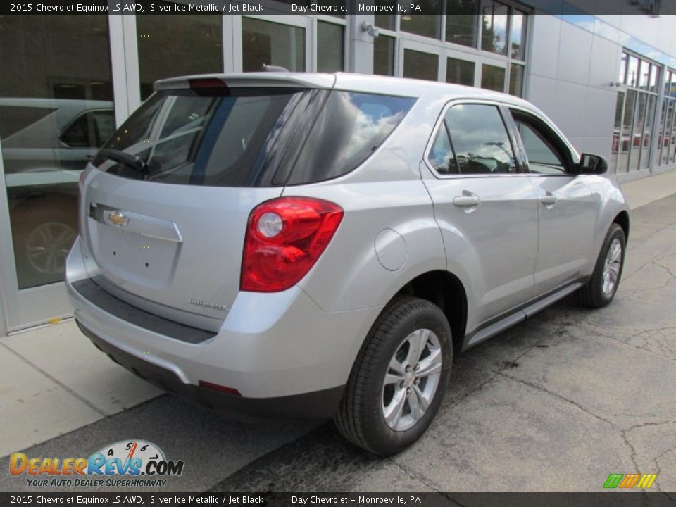 2015 Chevrolet Equinox LS AWD Silver Ice Metallic / Jet Black Photo #3