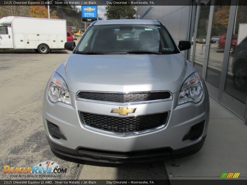 2015 Chevrolet Equinox LS AWD Silver Ice Metallic / Jet Black Photo #9