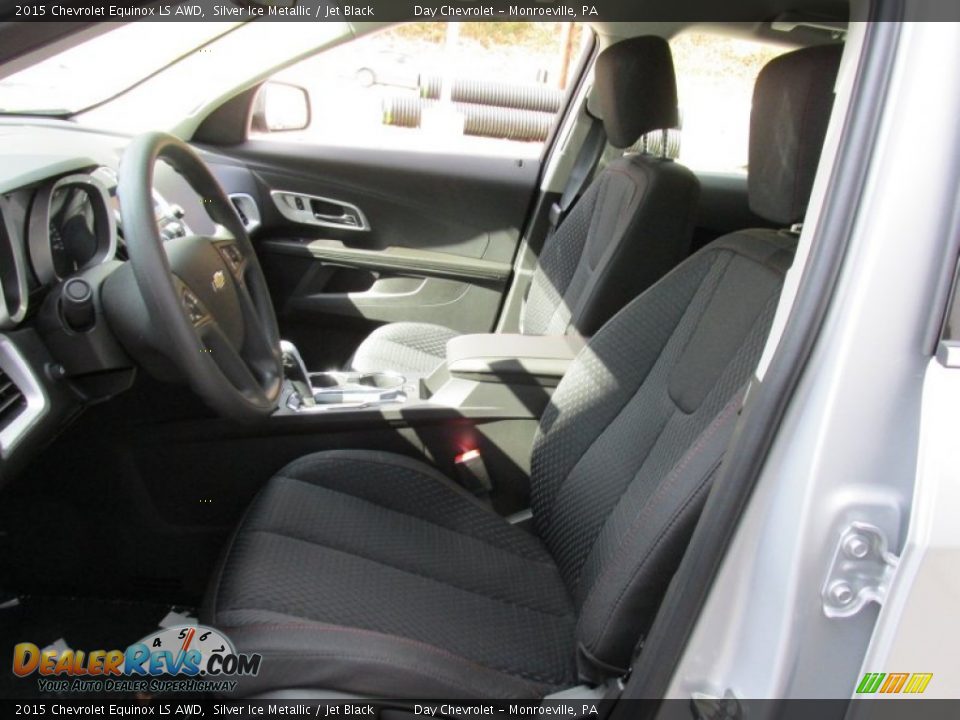 2015 Chevrolet Equinox LS AWD Silver Ice Metallic / Jet Black Photo #12