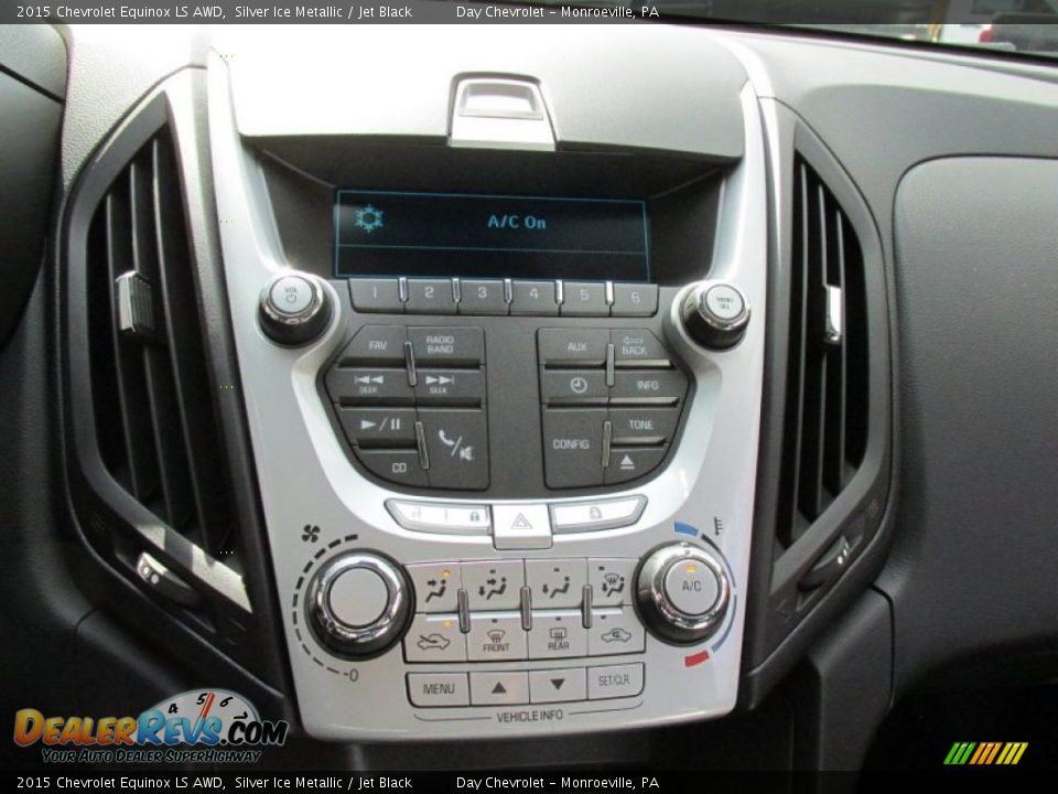 2015 Chevrolet Equinox LS AWD Silver Ice Metallic / Jet Black Photo #16