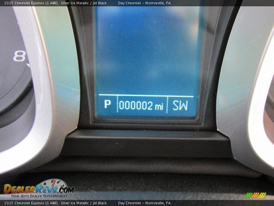 2015 Chevrolet Equinox LS AWD Silver Ice Metallic / Jet Black Photo #20