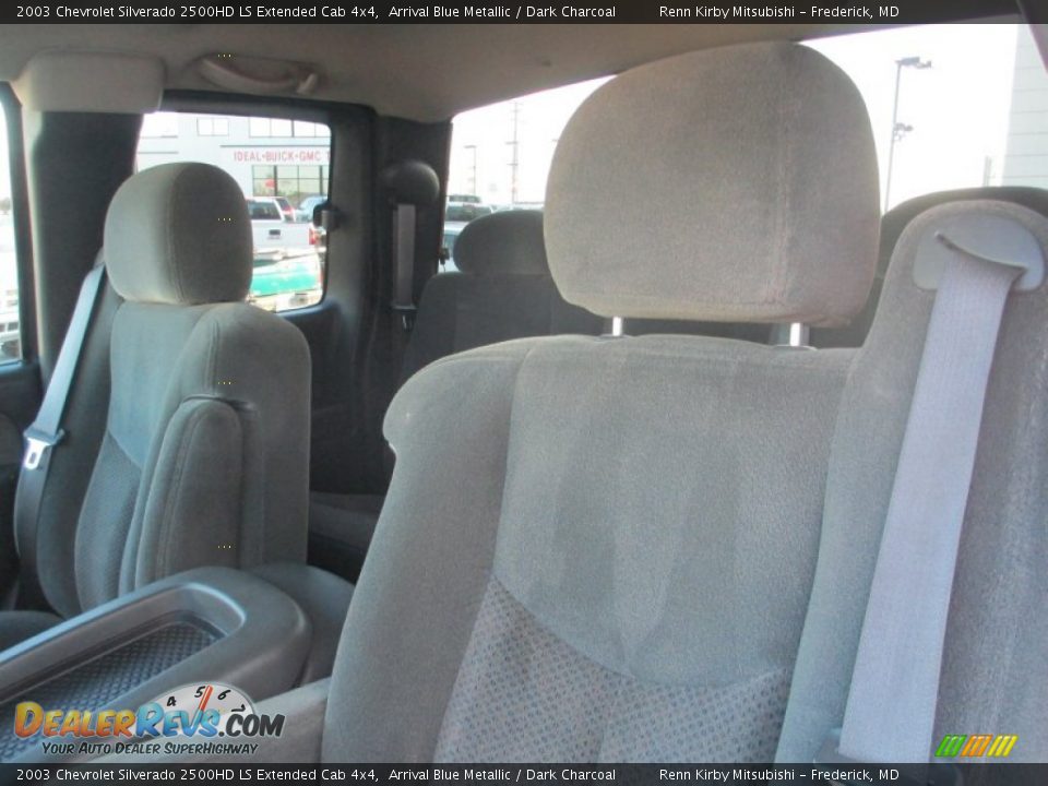 2003 Chevrolet Silverado 2500HD LS Extended Cab 4x4 Arrival Blue Metallic / Dark Charcoal Photo #15