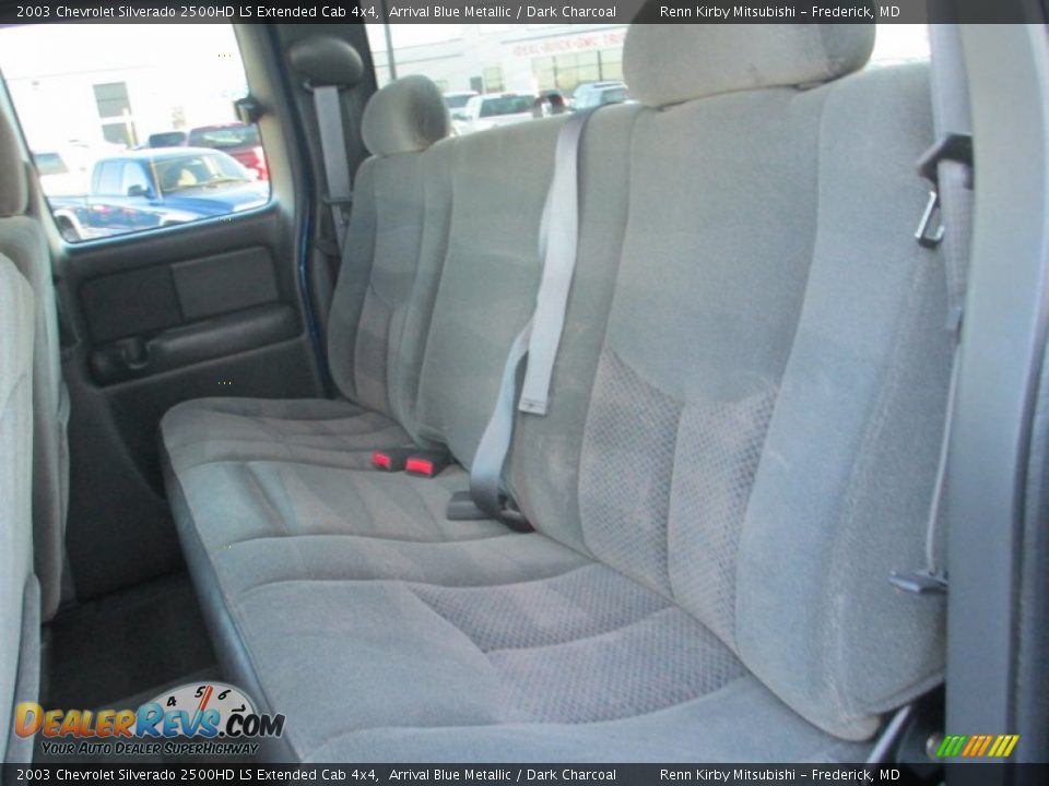 2003 Chevrolet Silverado 2500HD LS Extended Cab 4x4 Arrival Blue Metallic / Dark Charcoal Photo #26