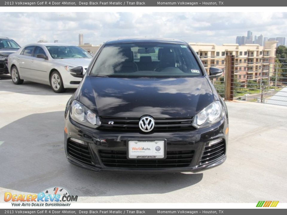 2013 Volkswagen Golf R 4 Door 4Motion Deep Black Pearl Metallic / Titan Black Photo #2